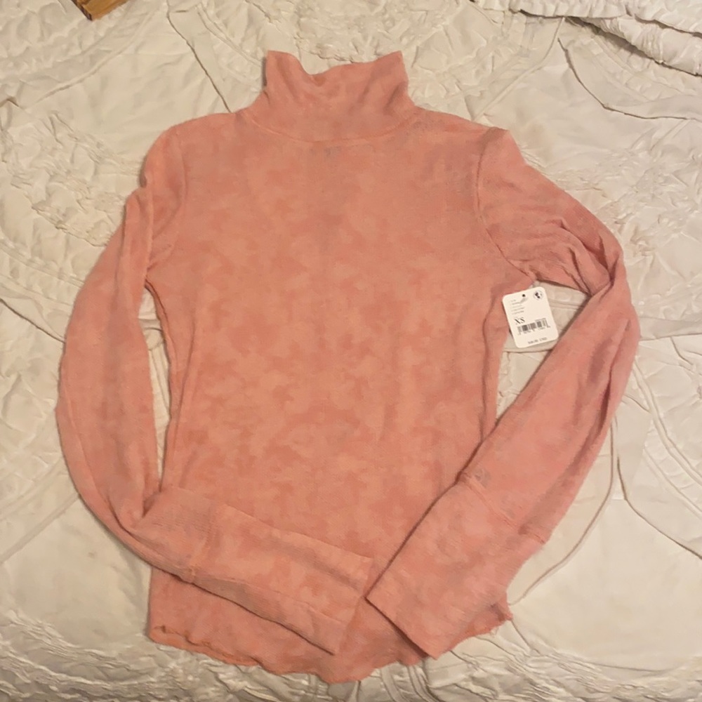 Feee people mock neck long sleeve